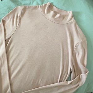 Nude/pink turtle neck